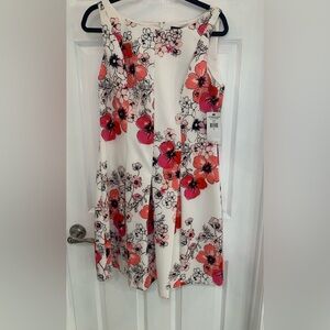 Brand new with tag American Living Pink and White Floral Dress